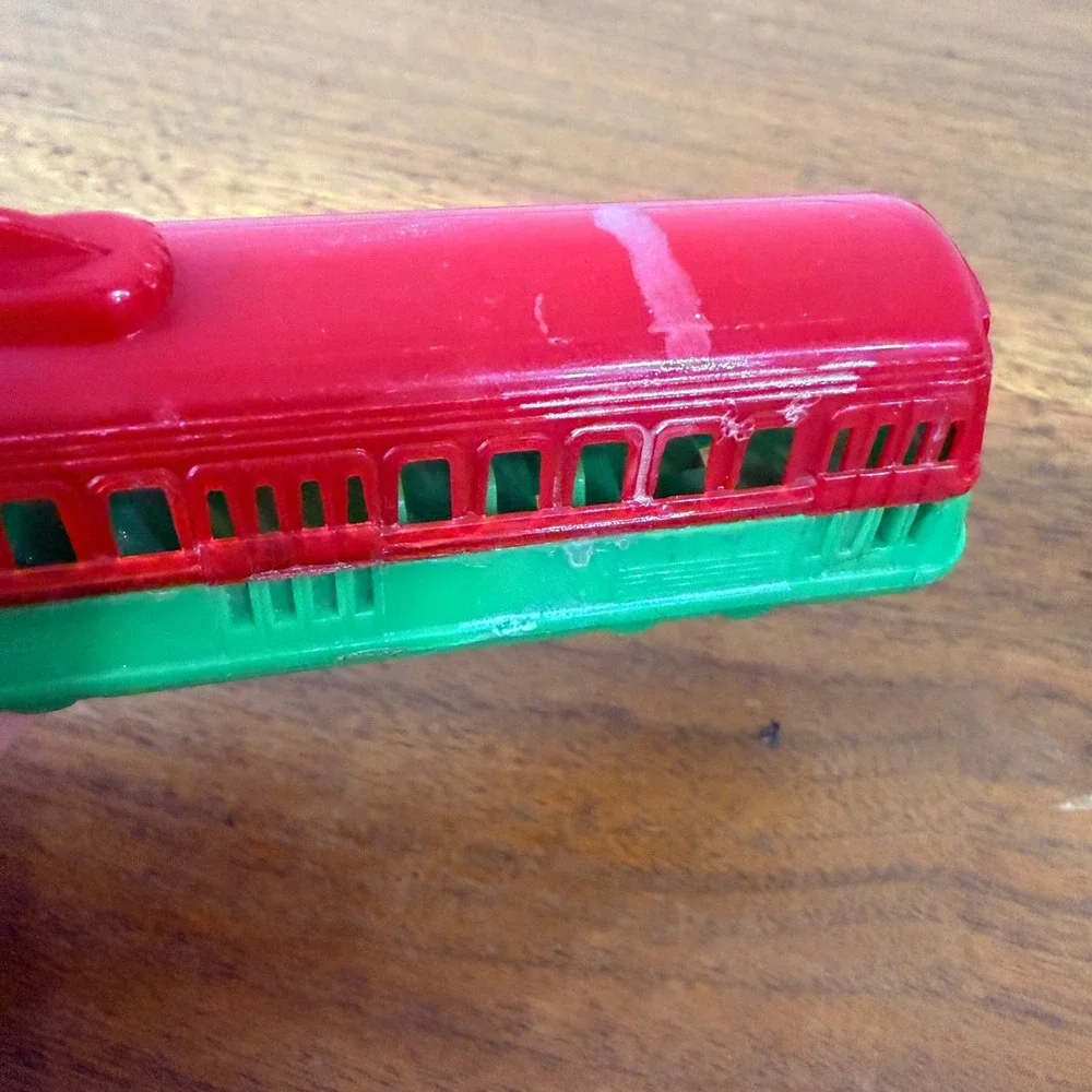 Vintage‎ Plastic Toy Trains Trolley Boats Cars Firetrucks Trucks Lot of 21